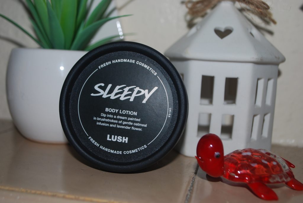 lush sleepy body lotion review