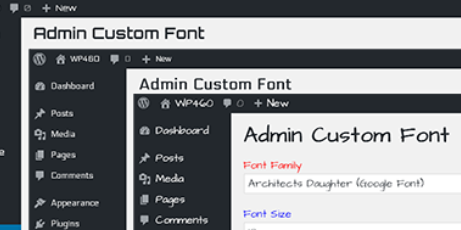 admin custom font Top 5 Plugins To Add Custom Fonts On WordPress